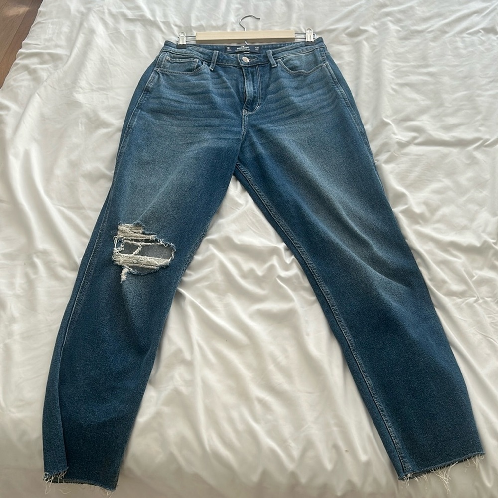 Hollister ripped jeans!